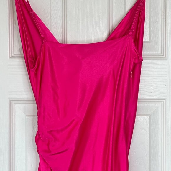 Zara Fuchsia Midi Dress - Picture 9 of 11